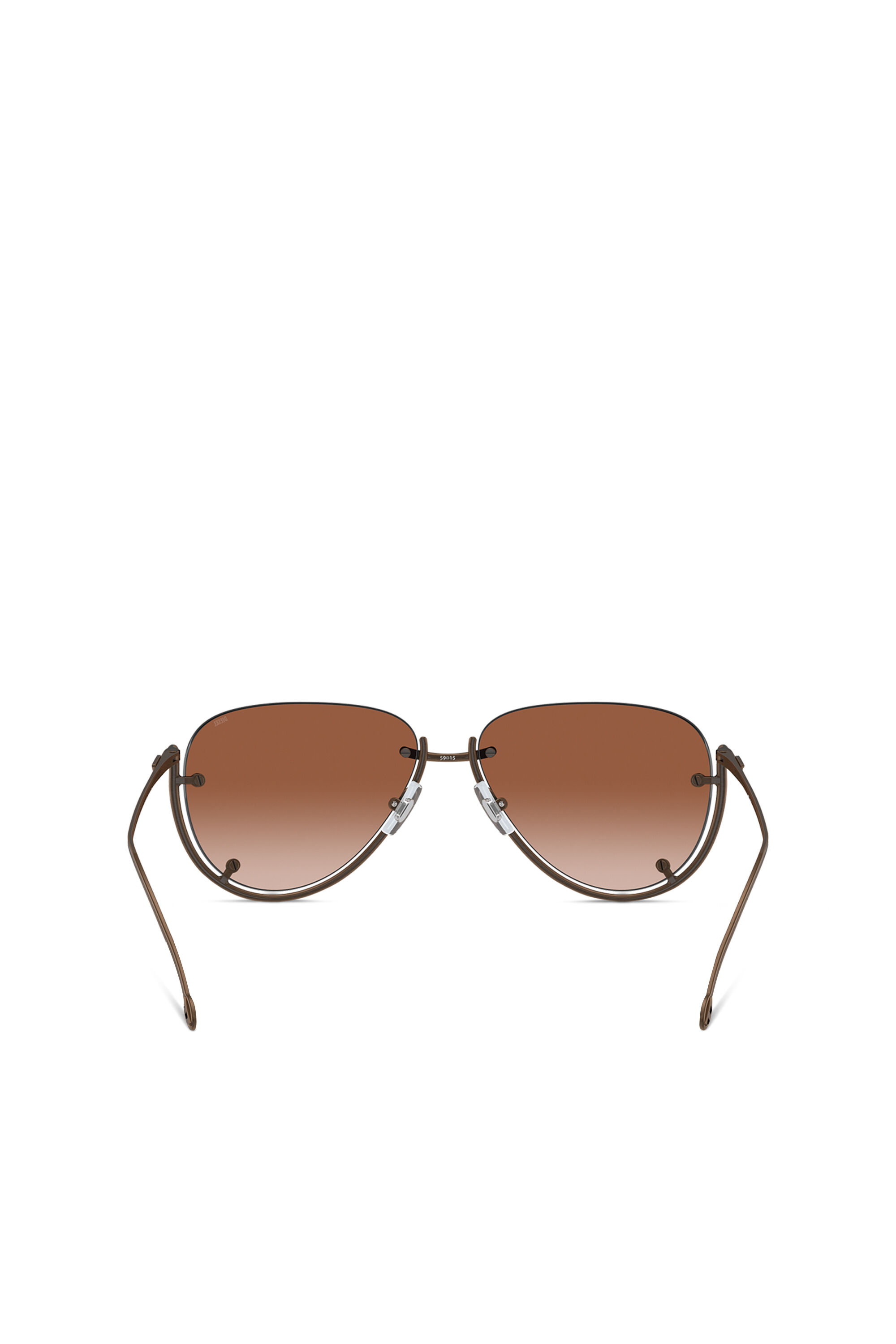 Diesel - 0DL1003, Unisex's Pilot model sunglasses in Bronze - 3